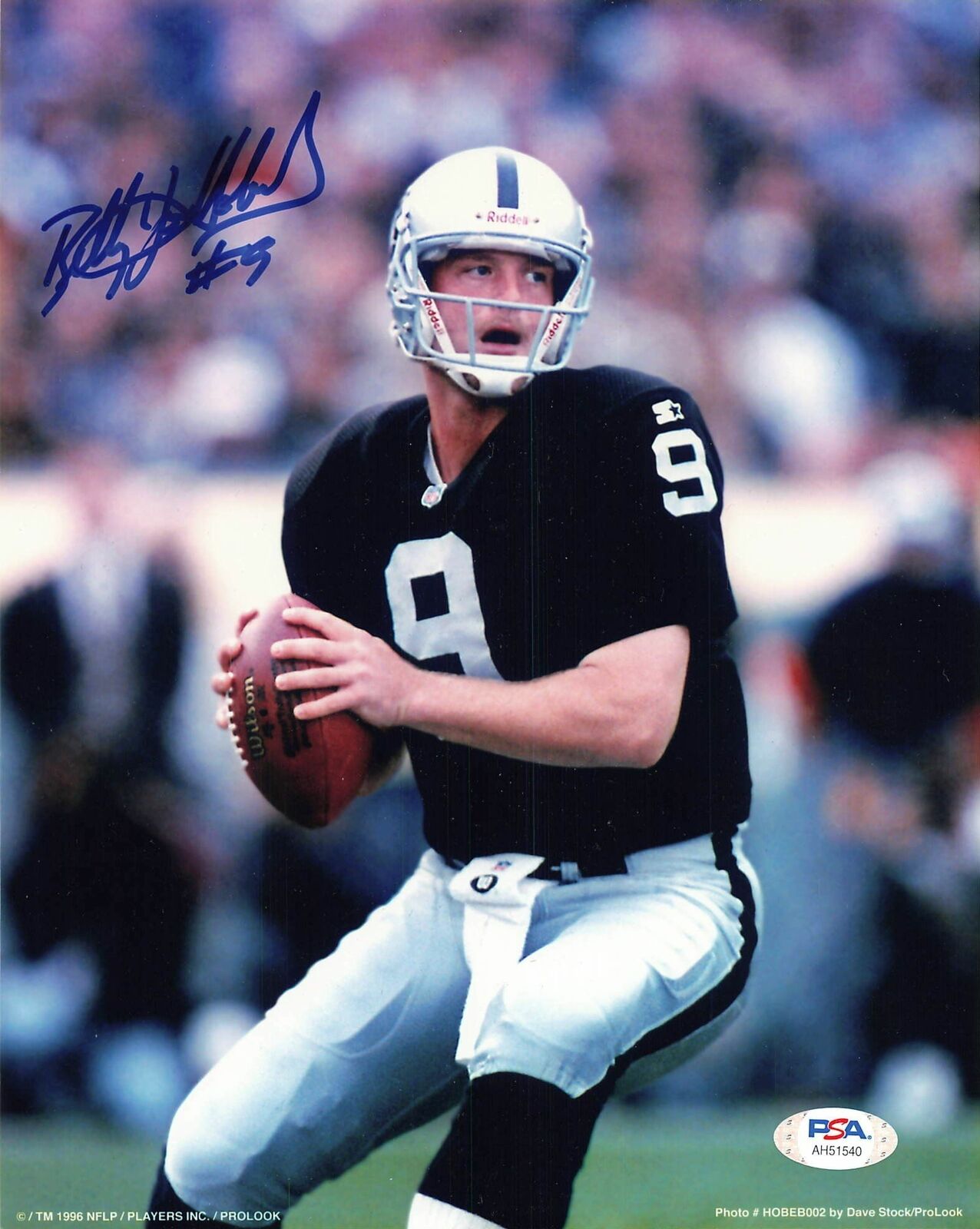 Billy Joe Hobert signed 8x10 Photo Poster painting PSA/DNA Oakland Raiders Autographed