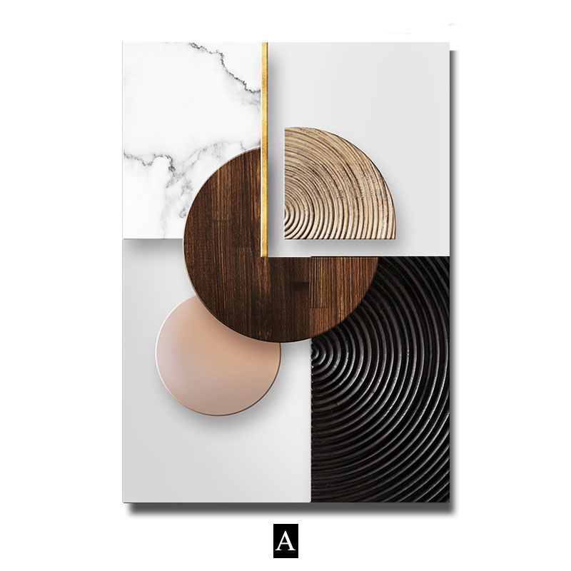 Marble Geometry Graphic Abstract Modern Wall Art Canvas Prints Nordic Posters Wall Decor Pictures Oil Painting Living Room Decor
