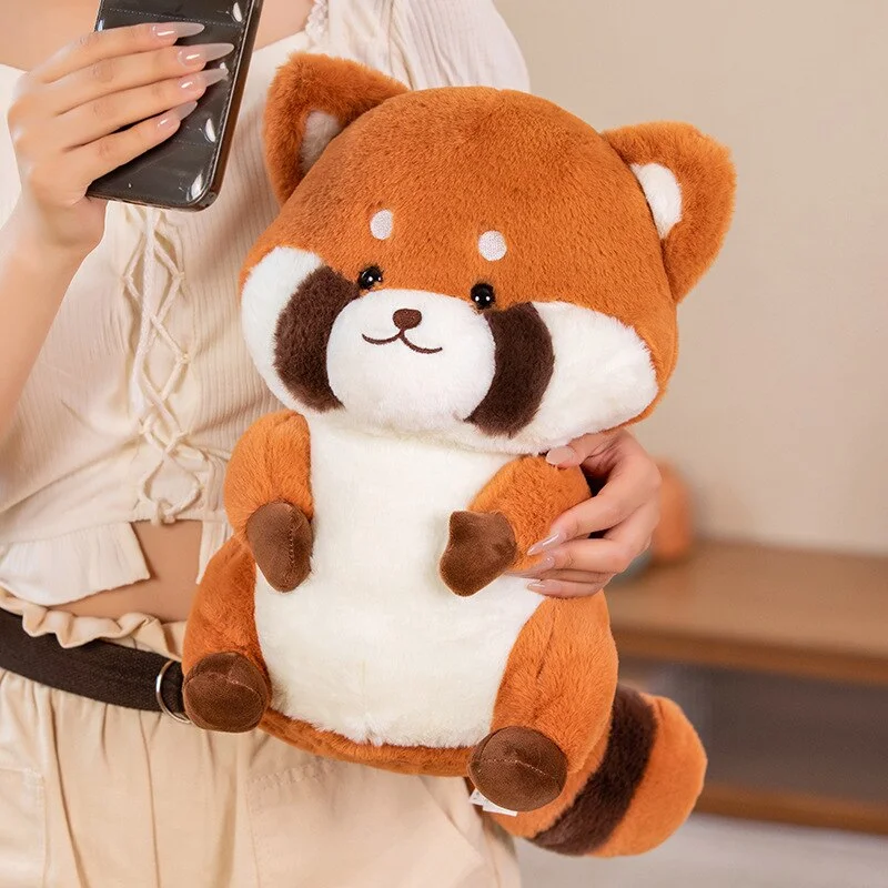 Pippin le Joli Panda Rouge Mignon en peluche 35 cm | Nouveau