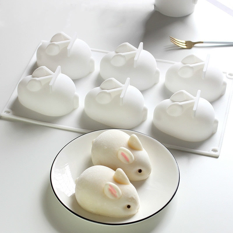 Mini Bunny Silicone Cake Mold | 168DEAL