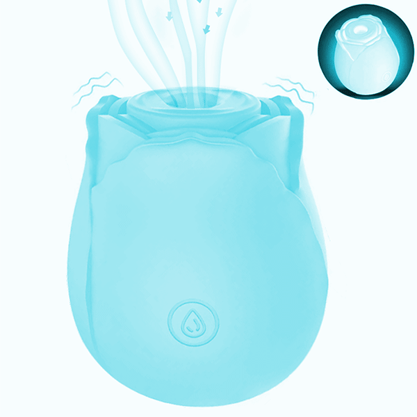 LunaGlow - Luminous Original Rose Sucker In Five Colors By Rose Toy