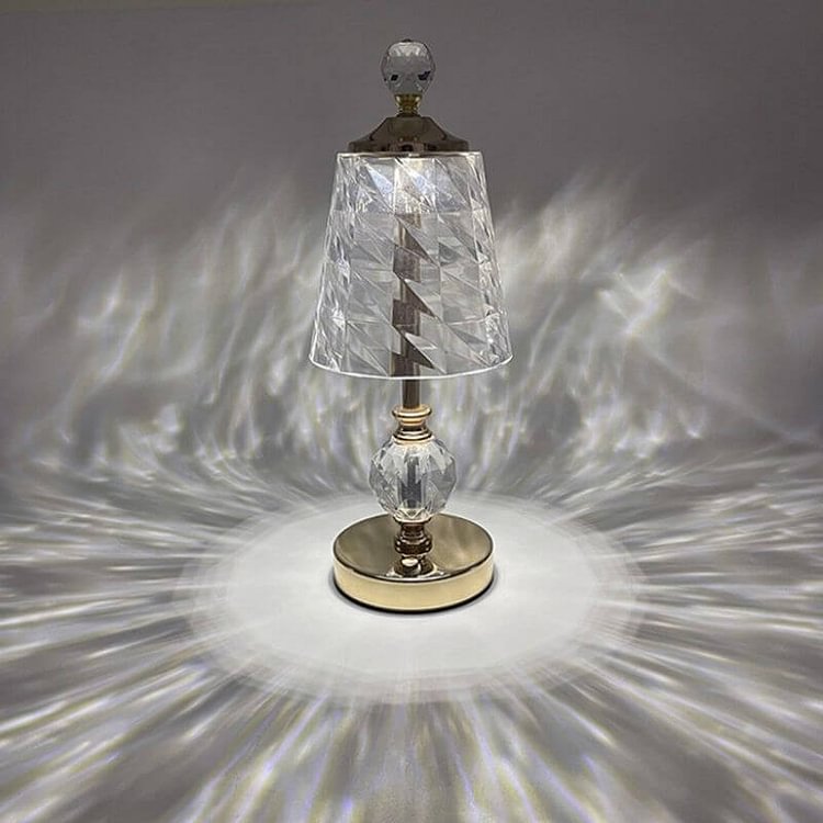 Rechargeable LED Crystal Table Lamp - Appledas