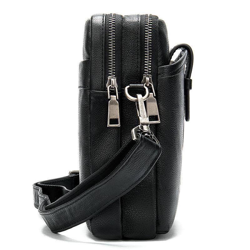 Vintage Soft Comfy Leather Messenger Bags Casual Crossbody Bags