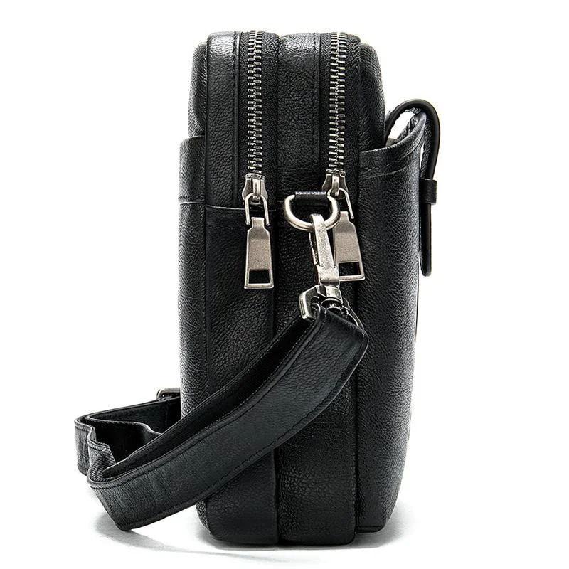 Vintage Soft Comfy Leather Messenger Bags Casual Crossbody Bags