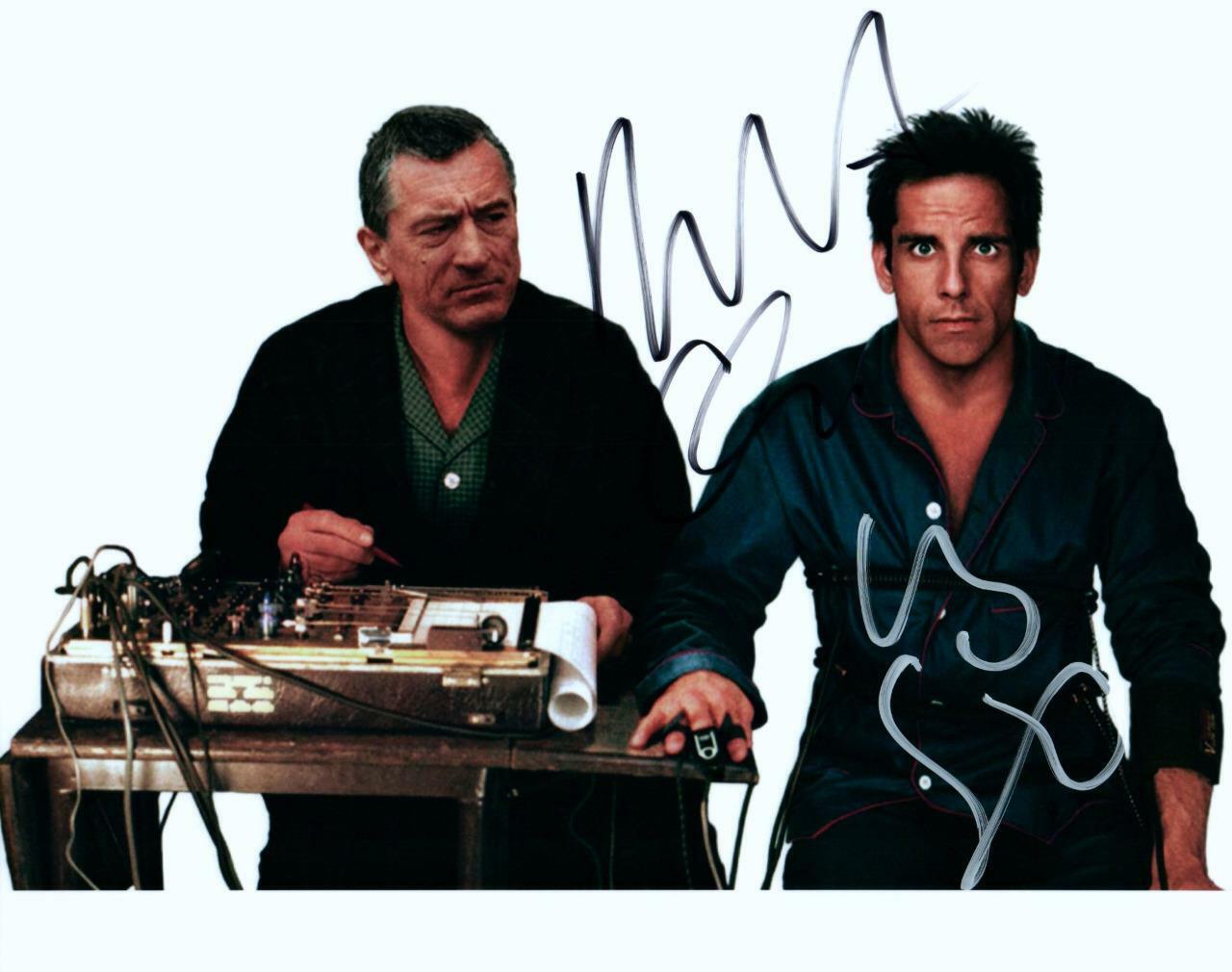 Ben Stiller Robert DeNiro autographed 8x10 Photo Poster painting signed Picture Very Nice + COA