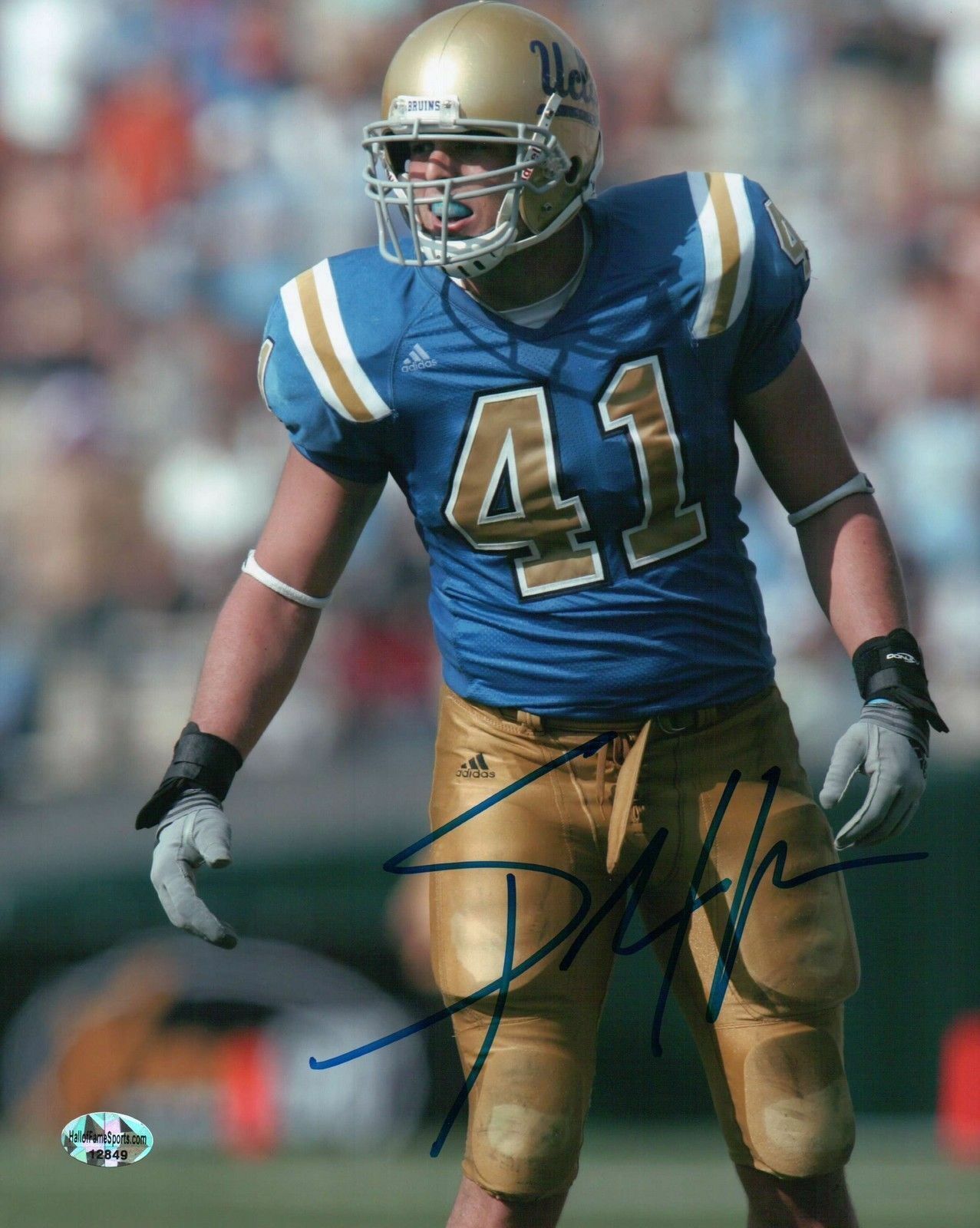 Spencer Havner Signed 8X10 Photo Poster painting Autograph UCLA Bruins On Field Auto w/COA