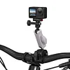 Magnetic Quick Release Mount for DJI Osmo 360/Action 5 Pro/Action 4/3 Aluminum Alloy Extension Base Bracket with 1/4in Threaded Hole for Tripods Selfie Sticks Vlogging