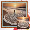 Beach Girl - 18CT Counted Cross Stitch - 45*45cm