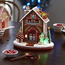 Gingerbread House Musical Tabletop Decoration with Light Hallmark Magic