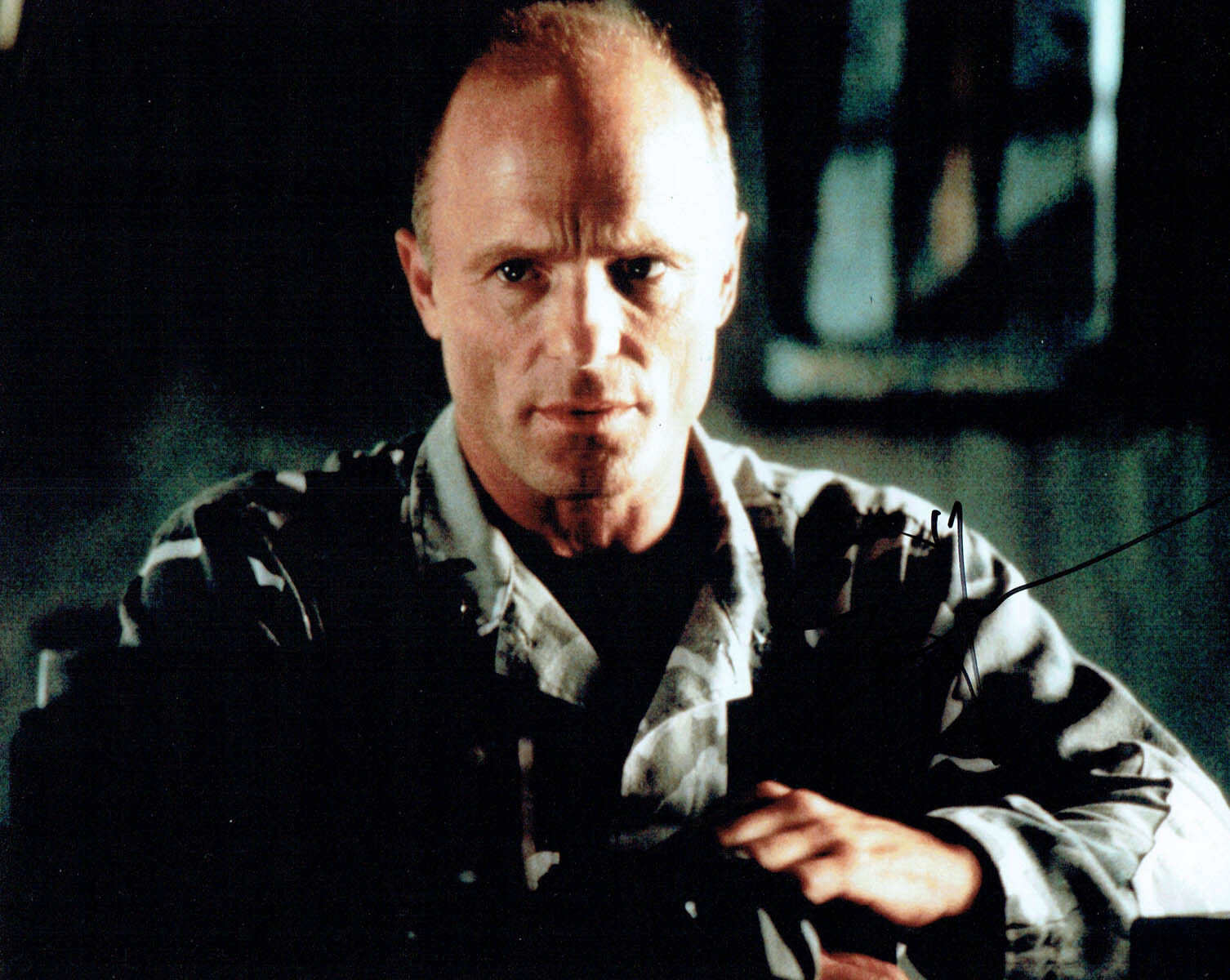 Ed HARRIS SIGNED Autograph 10x8 Photo Poster painting AFTAL COA The Rock General Hummel