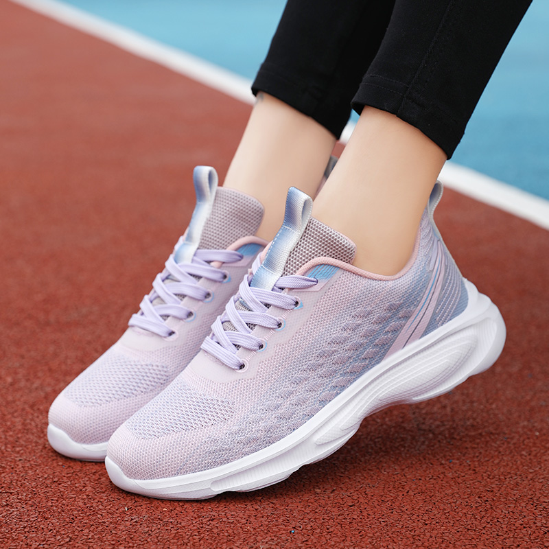 Women's Mesh Breathable Lightweight Comfortable Fashion Sneakers - 002