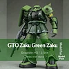 New GTO Zaku II mass-produced Char's special machine, new HG assembly model with stand