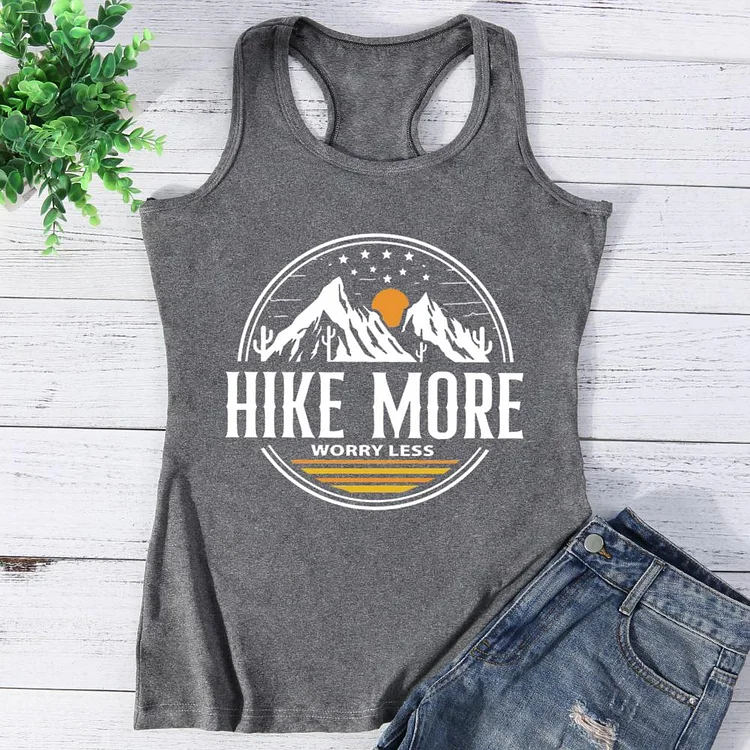 Hike more worry less Vest Top-Annaletters