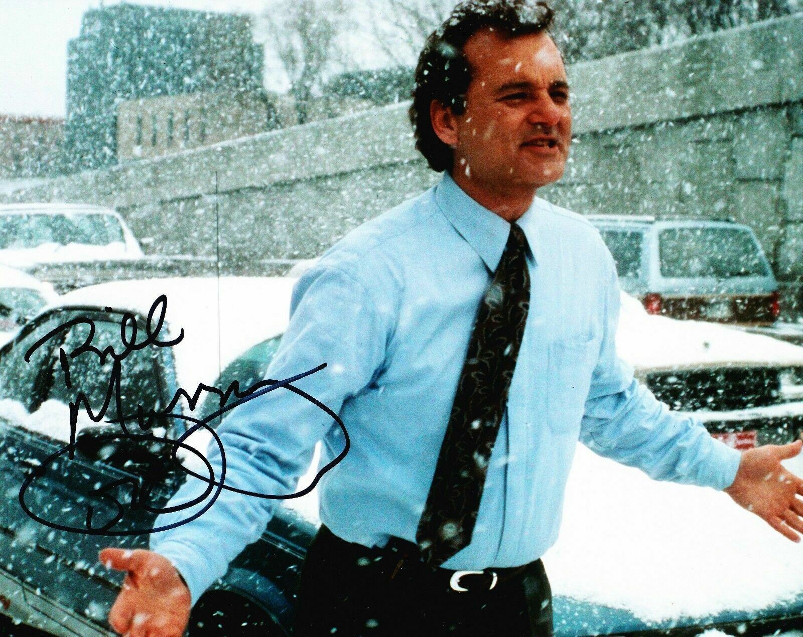 Bill Murray Signed 10x8 Photo Poster paintinggraph Groundhog Day AFTAL COA (5105)