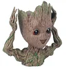 Baby Groot Flowerpot Planter Pot Figurines Tree Man Cute Model Toy Pen Pot Garden Planter Flower Pot Gift for Kids