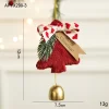 Lovely Plush Christmas Tree Bell Hanging Decor