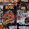 AC/DC - Panneaux en &eacute;tain m&eacute;tallique(20*30cm/30*40cm) - Musique