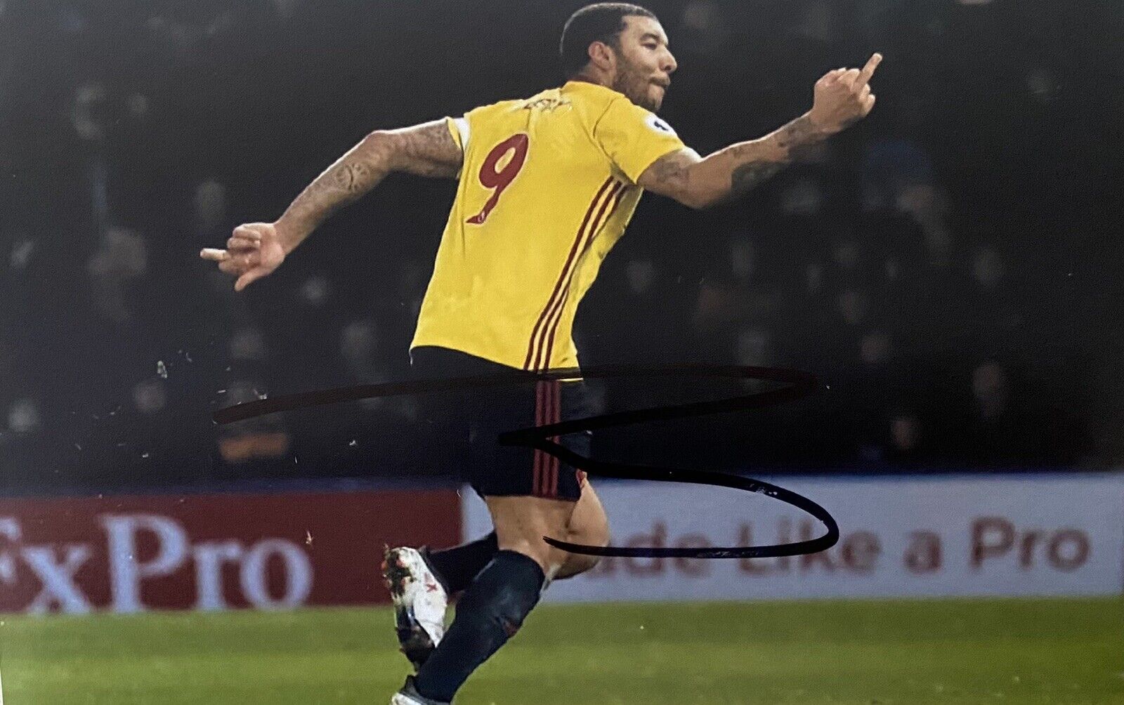 Troy Deeney Genuine Hand Signed Watford 6X4 Photo Poster painting, See Proof, 4