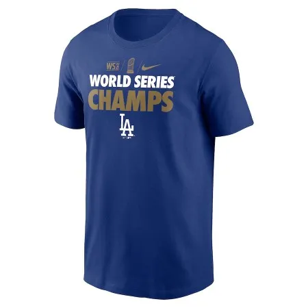 Men's Los Angeles Dodgers Royal 2020 World Series Champions T-shirt 93Y6