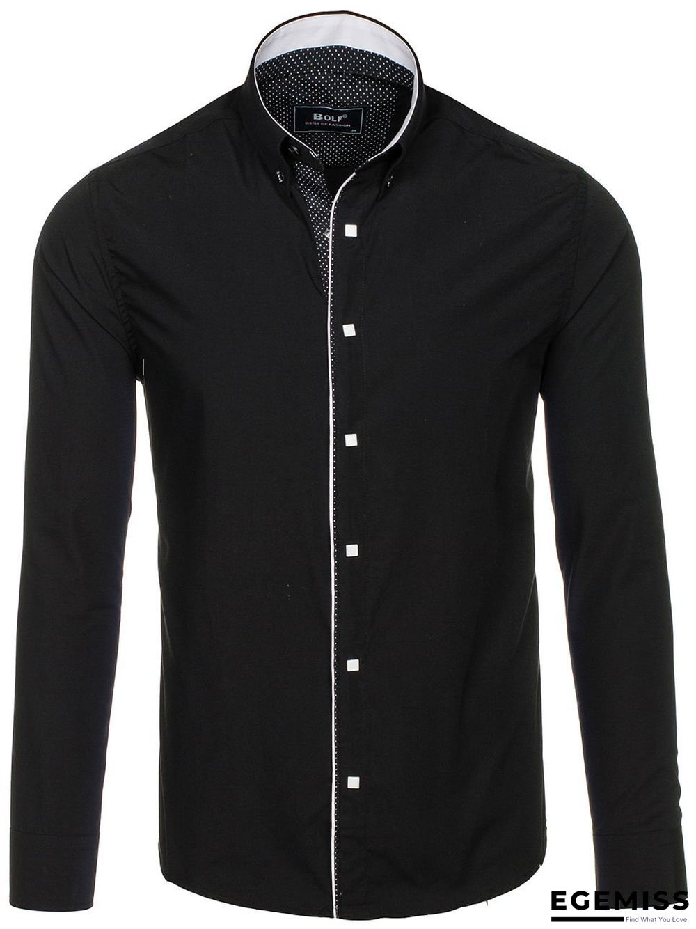 Autumn New Men's Long Sleeve Shirt Men's Formal Business Jacket | EGEMISS