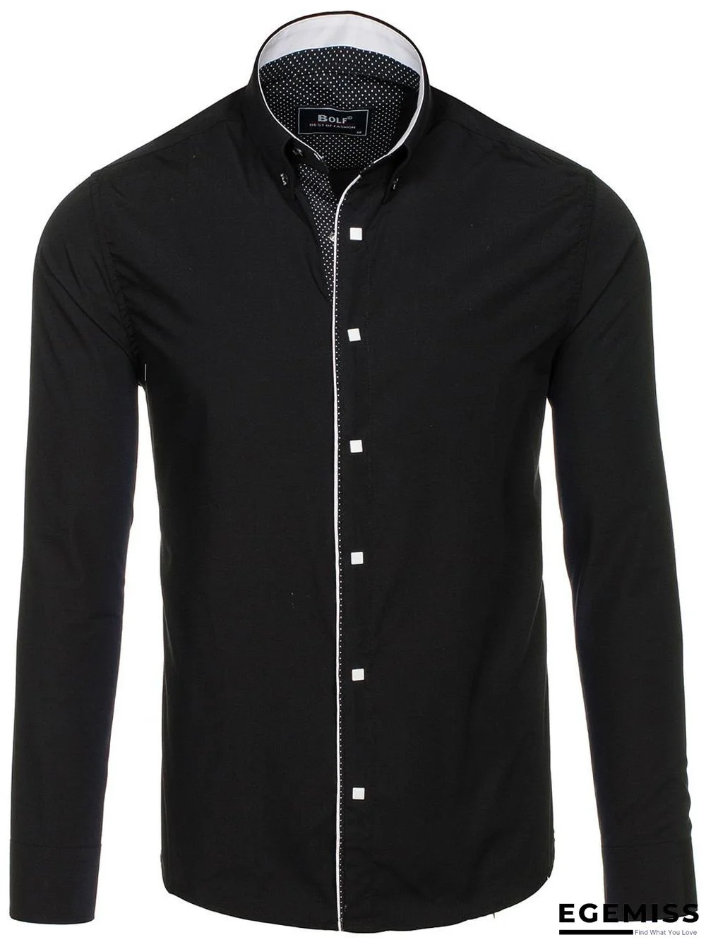 Autumn New Men's Long Sleeve Shirt Men's Formal Business Jacket | EGEMISS