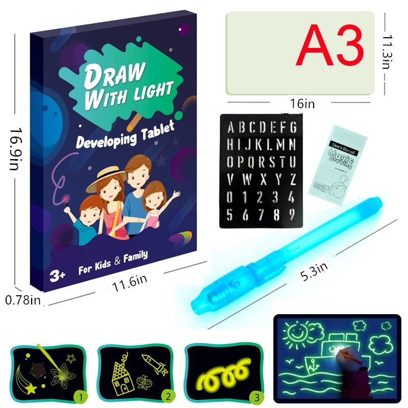 🎨MAGIC LUMINOUS DRAWING BOARD