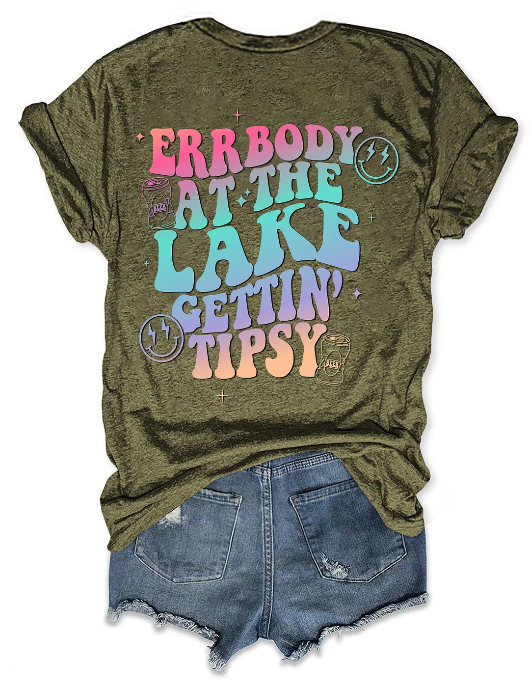 Errbody At The Lake Gettin Tipsy T-shirt