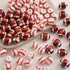 Stylish Baseball Rugby Ceramic Beads DIY Jewelry Accessories