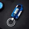 Keychain Lighter and Flashlight Rechargeable 5 in 1 Multi-Tool, All-in-One Rechargeable Electric Keychain Lighter, Carabiner Flashlight