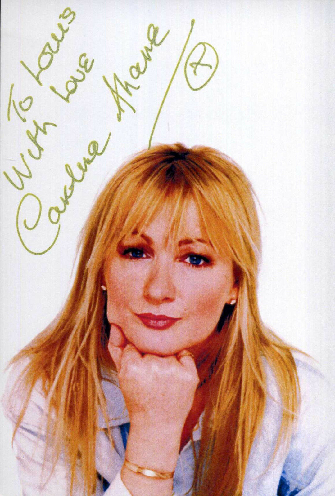 CAROLINE AHERNE Signed Photo Poster paintinggraph - TV Actress / Comedian ROYLE FAMILY - reprint