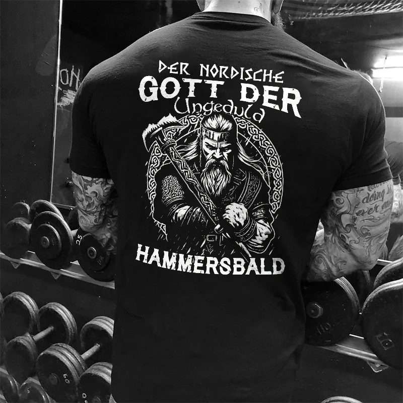 Livereid Der Nordische Gott Der Ungeduld Printed Men's T-shirt - Livereid