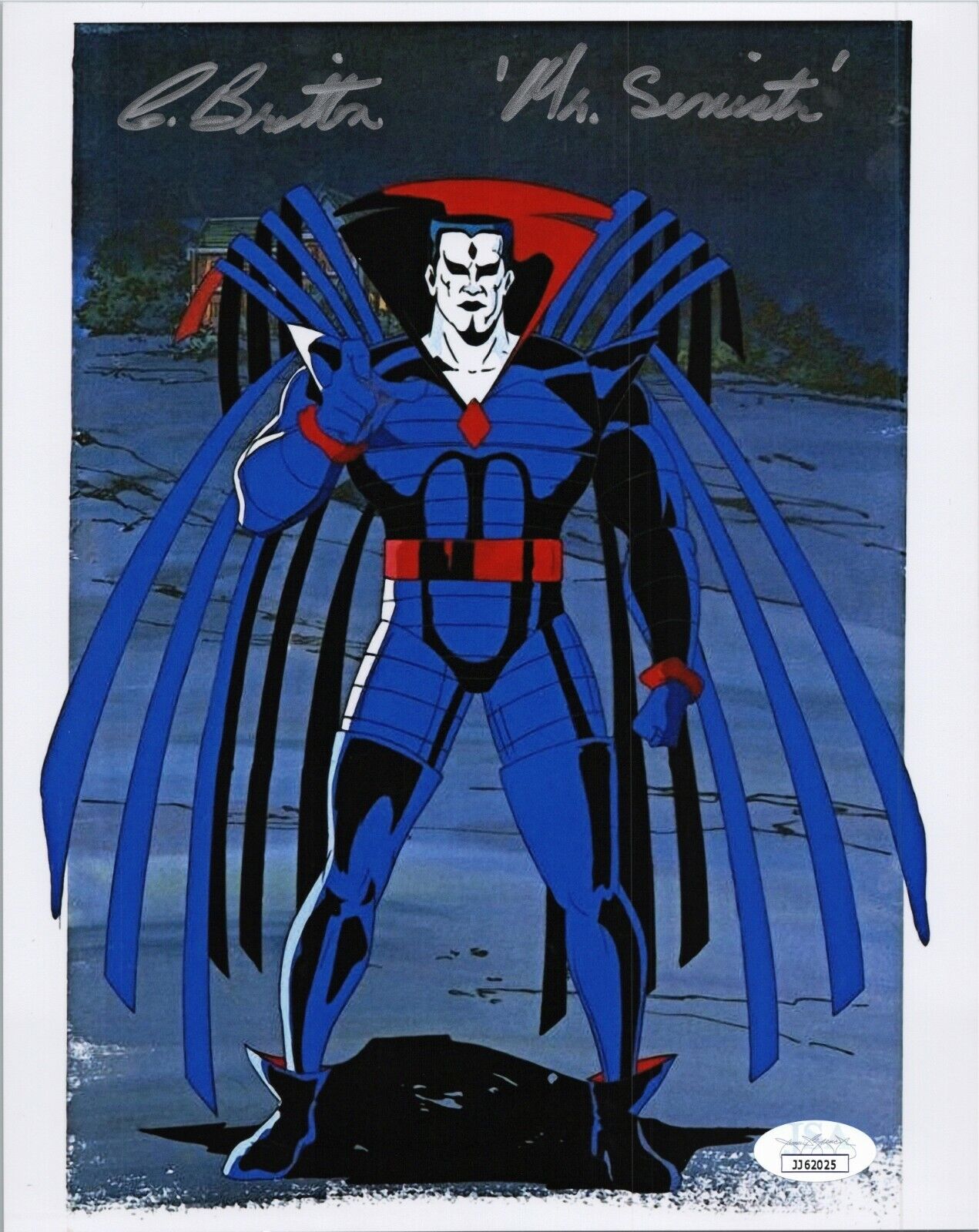 CHRIS BRITTON Authentic Hand-Signed X-MEN - MR. SINISTER