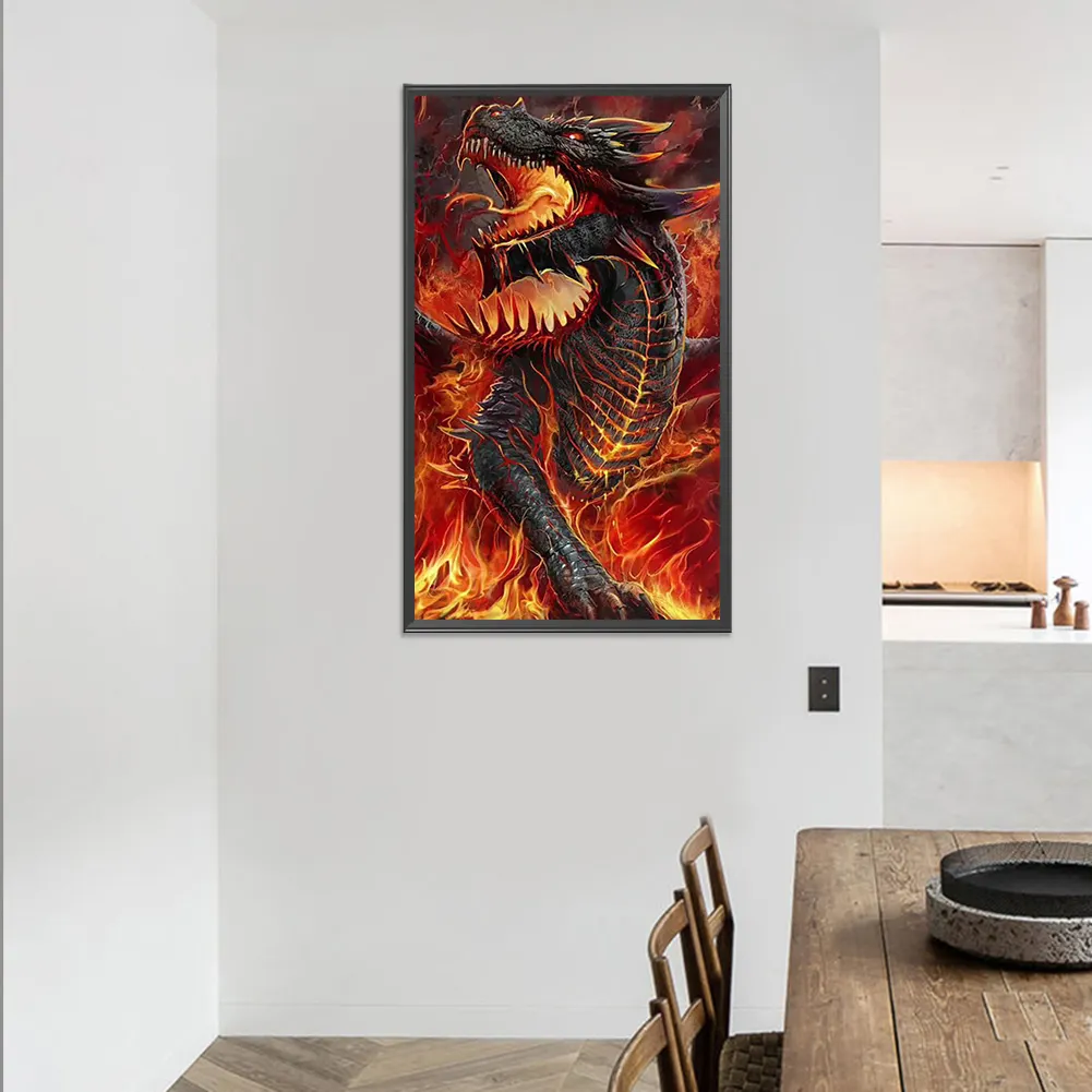 Full Square Diamond Painting 40*70cm - Dragon