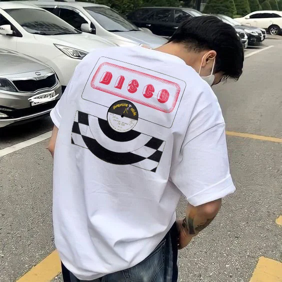DISCO Printing Casual Men's T-shirt