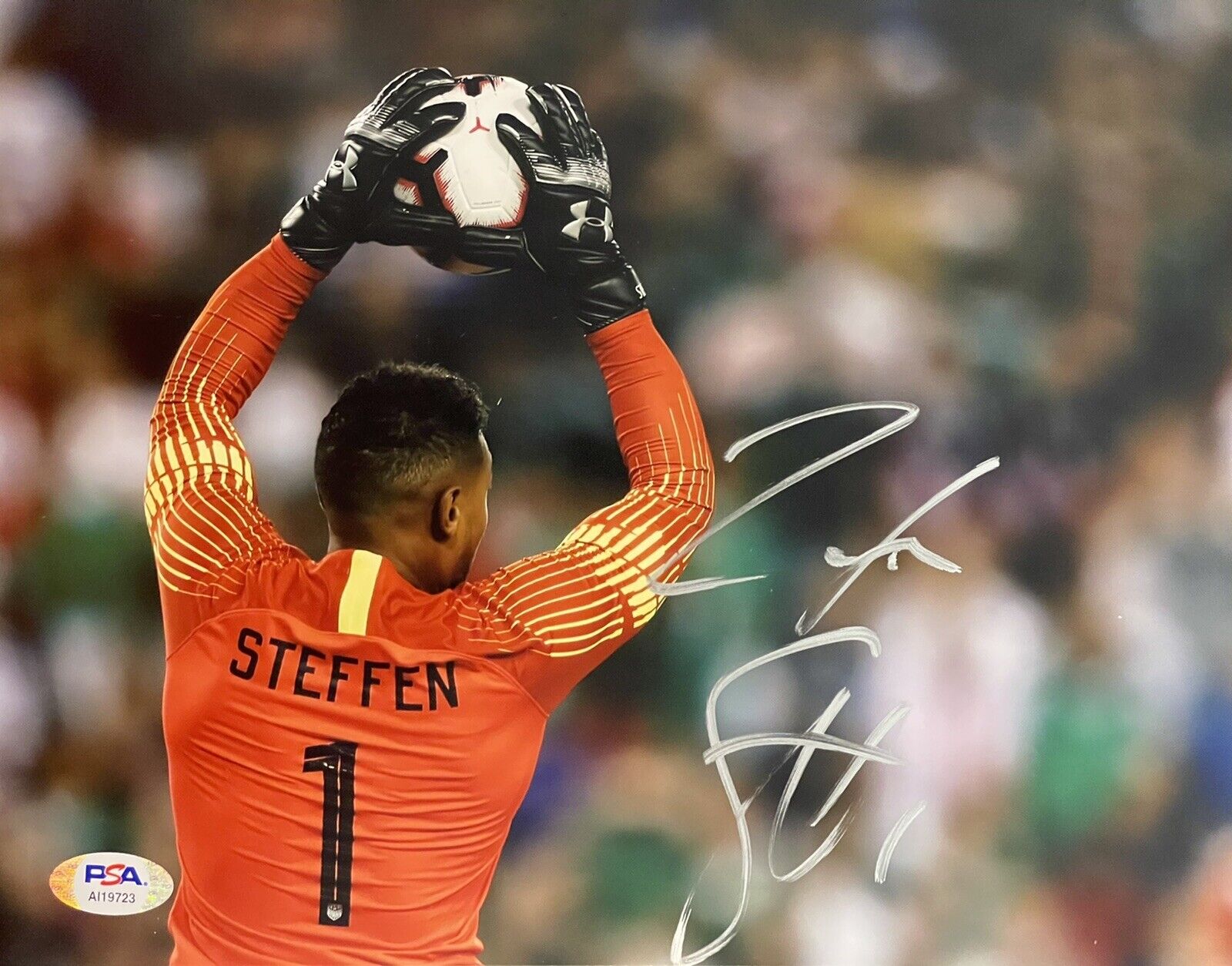 Zack Steffen Signed Autographed USA 8x10 Photo Poster painting Gold Cup Manchester City Psa/Dna