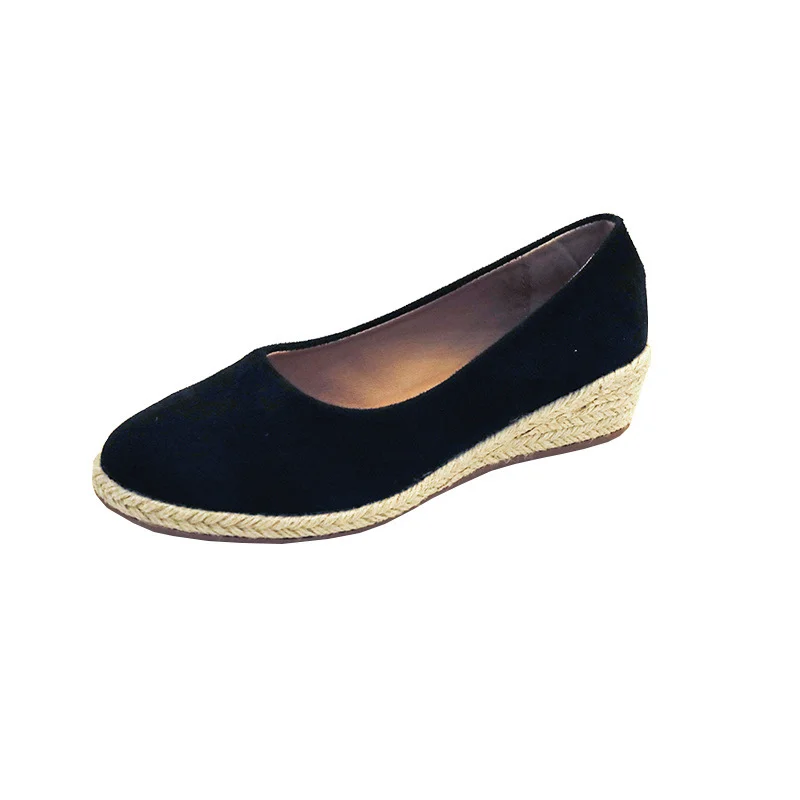 Breakj Breakj Hed Single Shoes Women 23 Spring And Autumn New Light Tip Thick-Shoe High-Heeled Shoes Lined Old Cloth Shoes Work Shoes