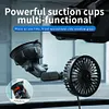 Sucker Electric Car Fan 12V 24V USB Operated Fan for Truck SUV Sedan RV Van Boat