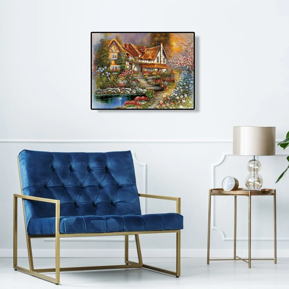 Diamond Painting - Full Round Drill - House