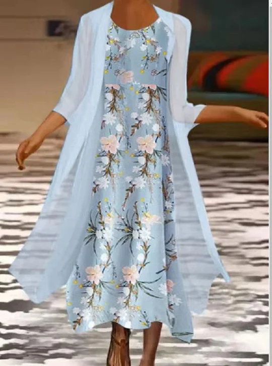 Midi Dresses For Over 60 - OlderIn Seniors & Elderly Fashion