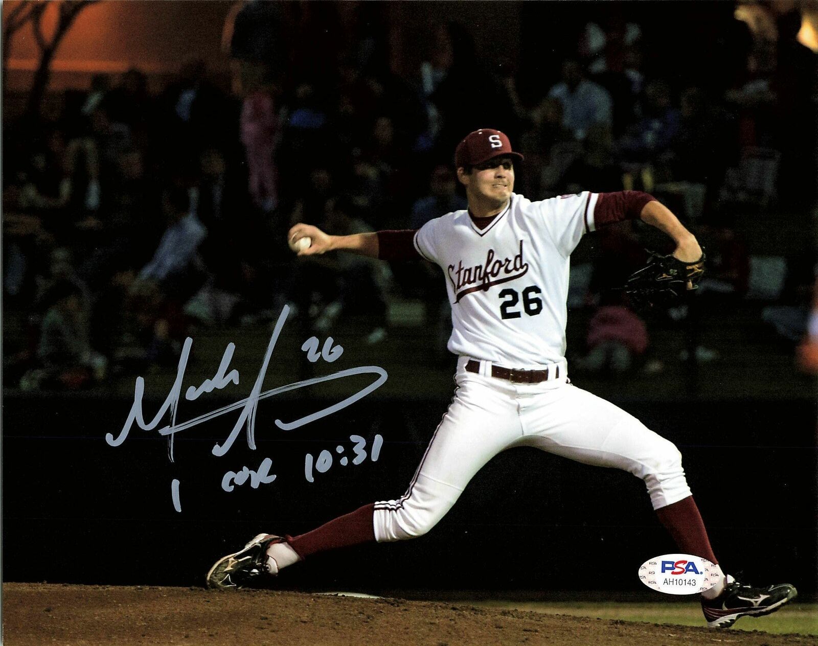 Mark Appel signed 8x10 Photo Poster painting PSA/DNA Stanford Cardinals Autographed Phillies