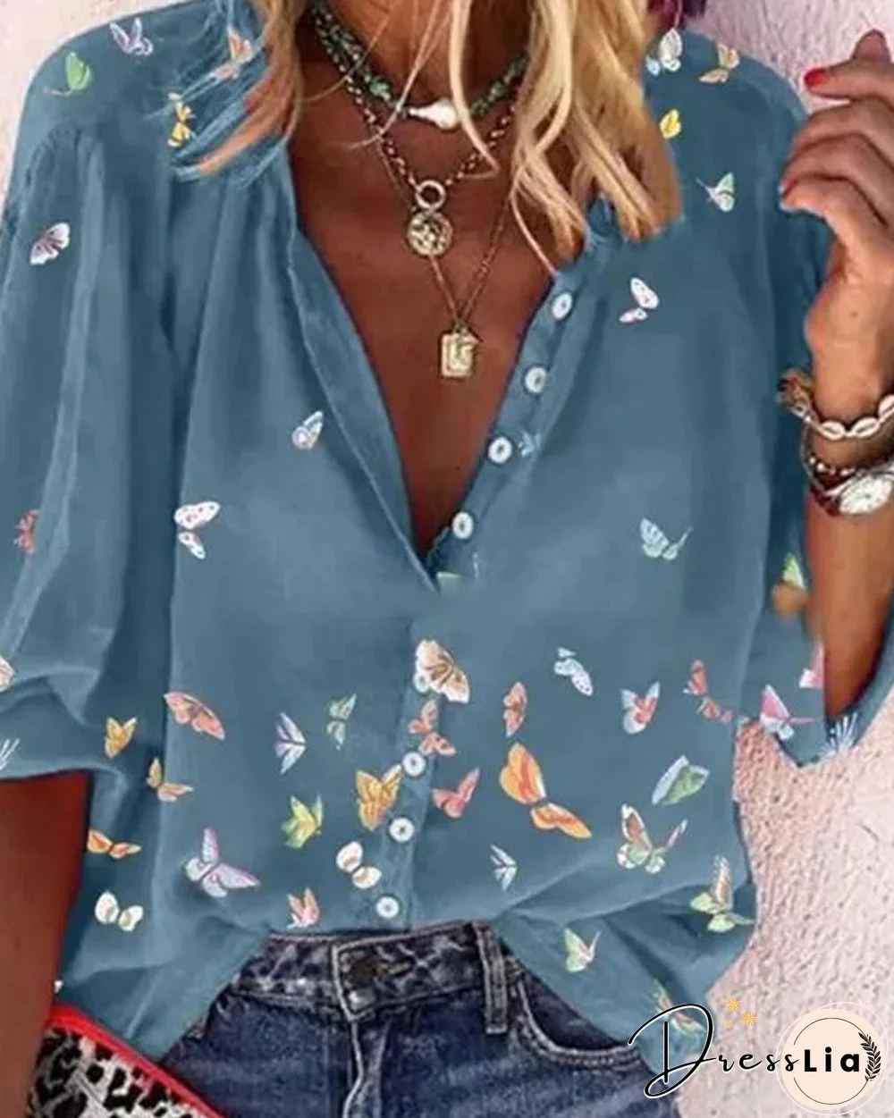 Butterfly Casual Look Shirt
