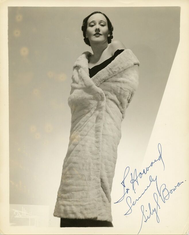 Vintage SIBYL BOWAN Signed Photo Poster painting