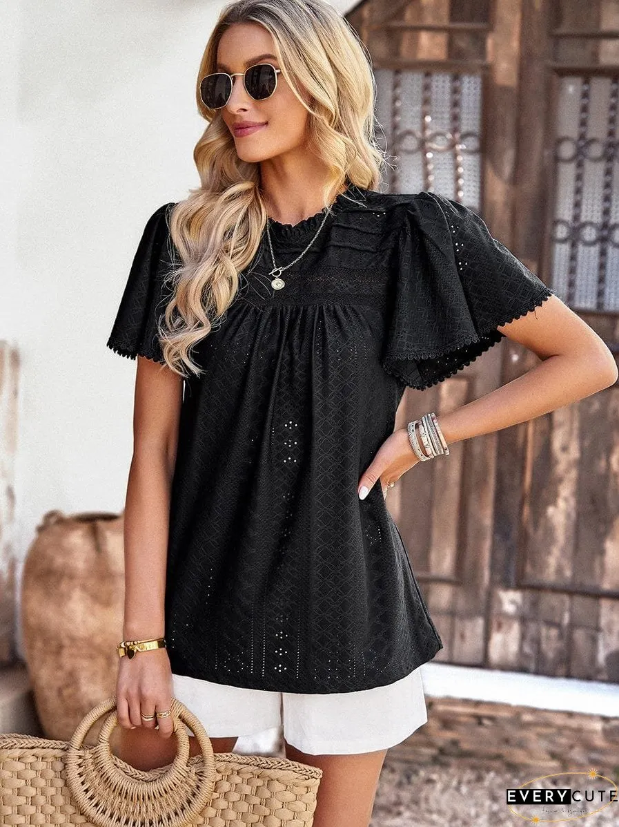 Spring Waffle Knit T-Shirt