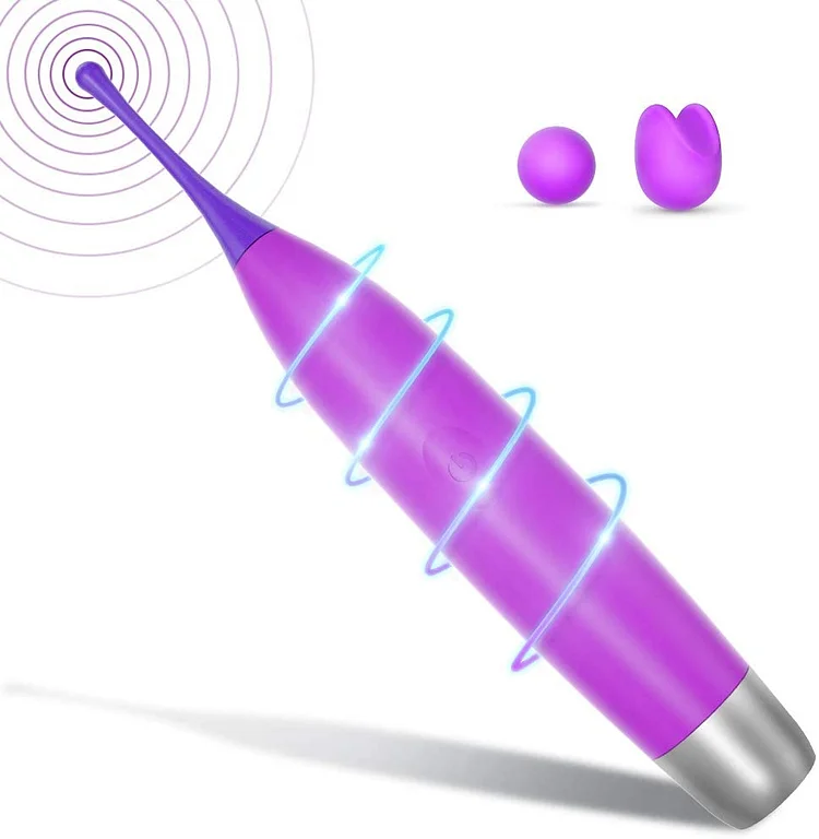 High-Frequency G-spot Clitoris Vibrator -Powerful Clitoral Vaginal Nipple Stimulator for Quick Orgasm