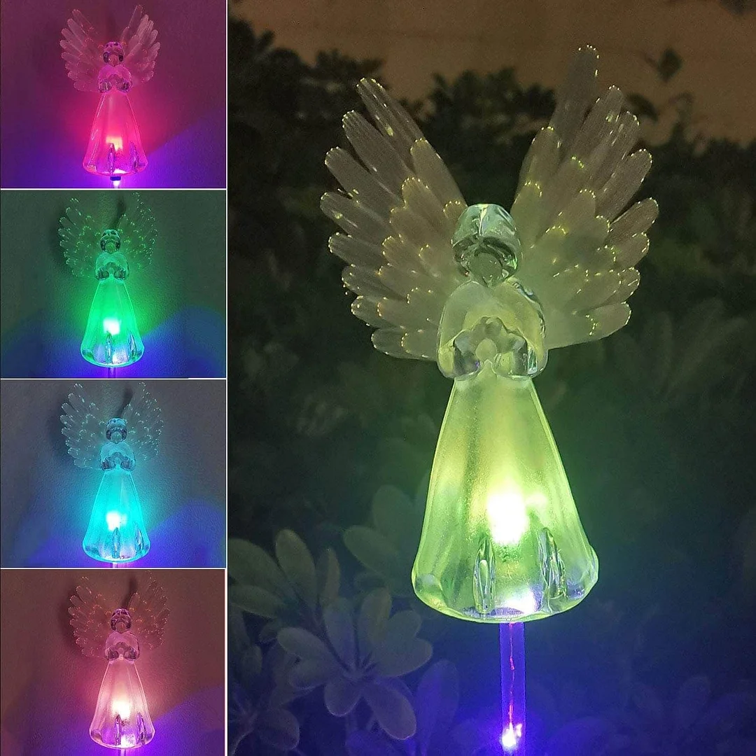 JONY PARK Solar Powered LED Angel Pathway Light 19.99