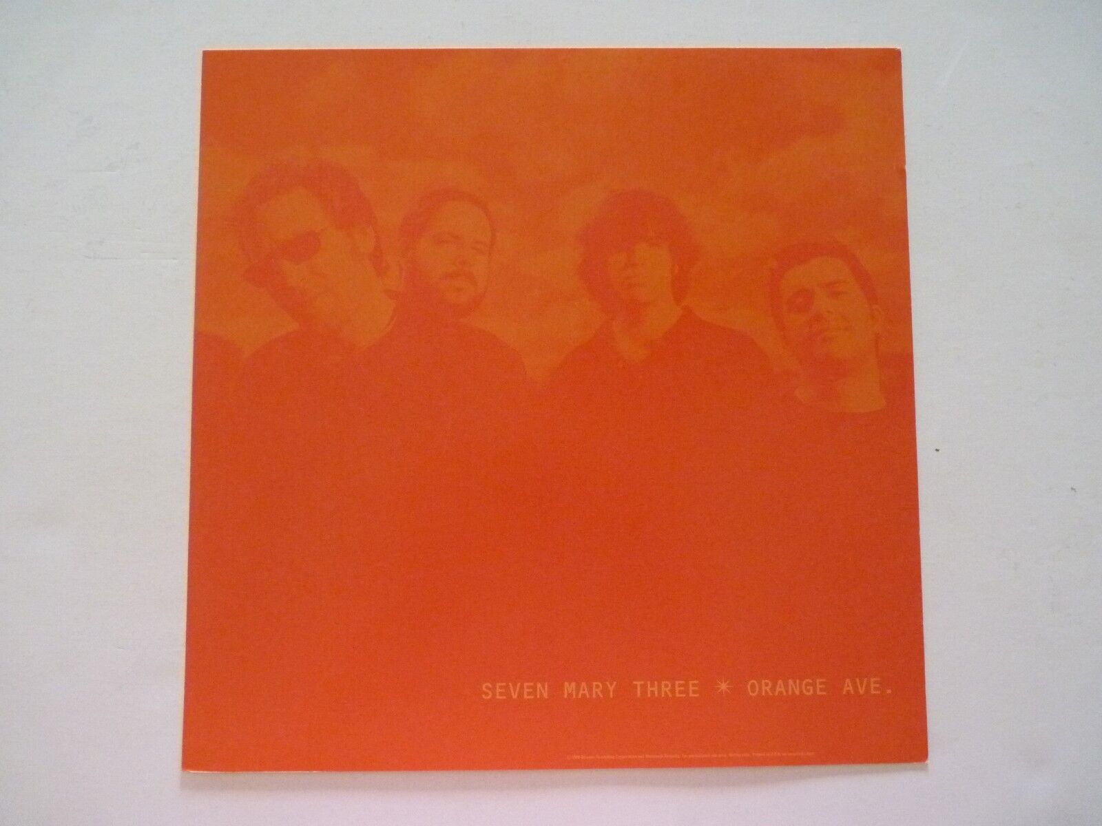 Seven Mary Three 7M3 Orange Ave LP Record Photo Poster painting Flat 12X12 Poster