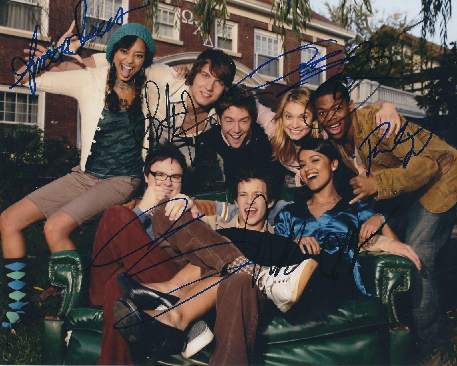 GREEK AUTOGRAPHED Photo Poster painting SIGNED 8X10 #2 AUTOS OF 8 PEOPLE TOOK 4 YEARS TO FINISH