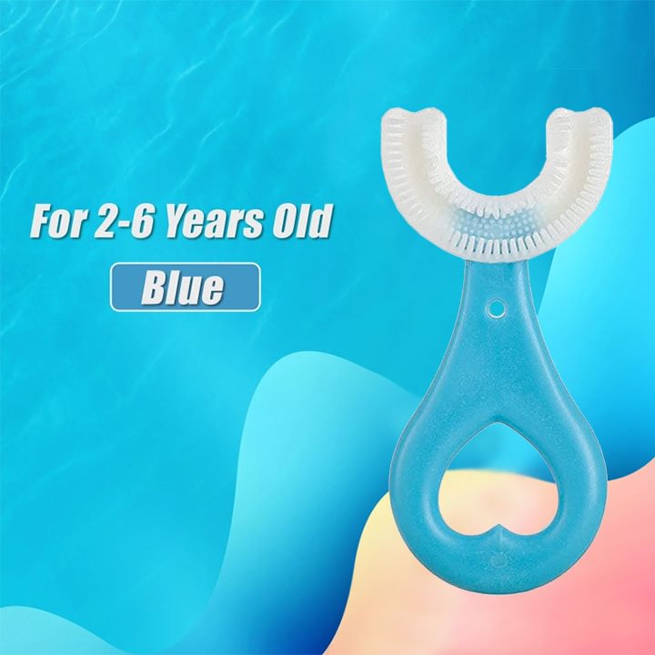 (2022 Christmas Pre Sale - Special Offer Now) All Rounded Children U-Shape Toothbrush