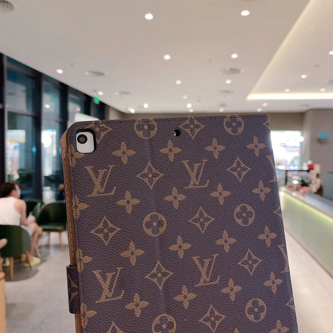 LV Luxury Louis Vuitton Canvas Monogram Leather Fresh Summer Theme Pattern Apple iPad case ProCaseMall