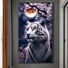 (45*80cm)Tiger - Full Round Drill Diamond Painting